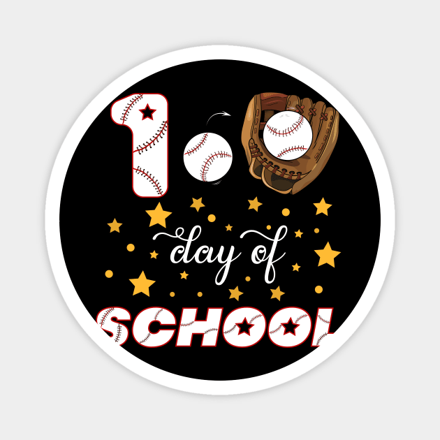 100th Days Of School boys girls basketball lover Magnet by Dadi Djims